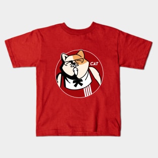 Cat KFC Logo parody Kids T-Shirt